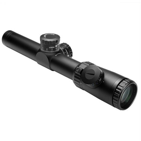 Vism By Ncstar Evolution Series 1.1-4x24 Full Size Scope-Blue & Green Ill.-Mil-dot-Green Lens