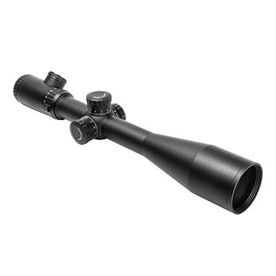 Vism By Ncstar Evolution Series 6-24x50 Full Size Scope-Ao-Blue & Green Ill.-Mil-dot-Green Lens