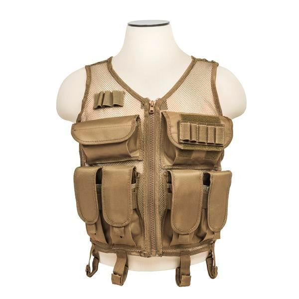 Vism By Ncstar Lightweight Mesh Tactical Vest-Tan