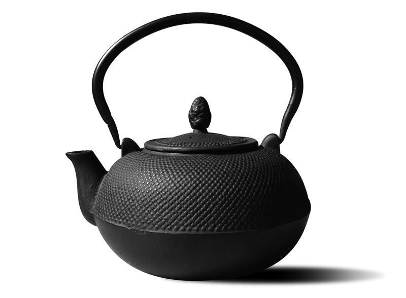 Matte Black Cast Iron HakoneTeapot-Wood Stove Humidifier3ltr