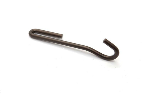 4e Oiled Bronze Angled Pot Rack Hooks - Set of 4