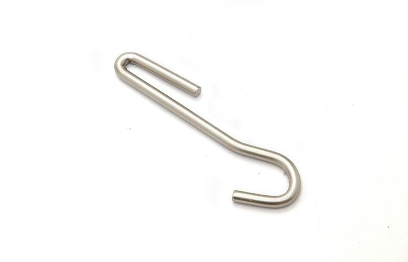 4e Satin Nickel Straight Pot Rack Hooks - Set of 4