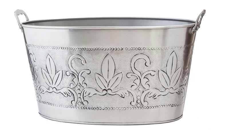 18 x 10e x 9e Antique Embossed Victoria Party Tub 5e Gal