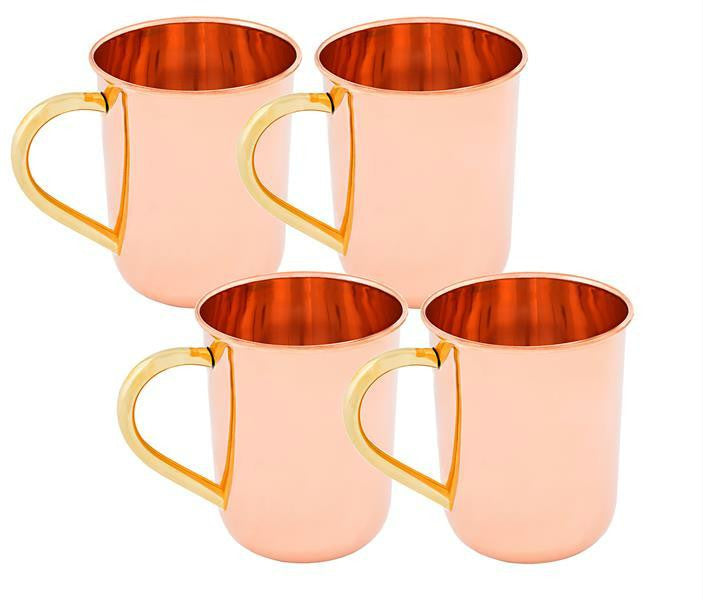 Straight Sided 14 oz Moscow Mule Muge- Set of 4