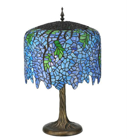 28 Inch H Tiffany Wisteria Table Lamp