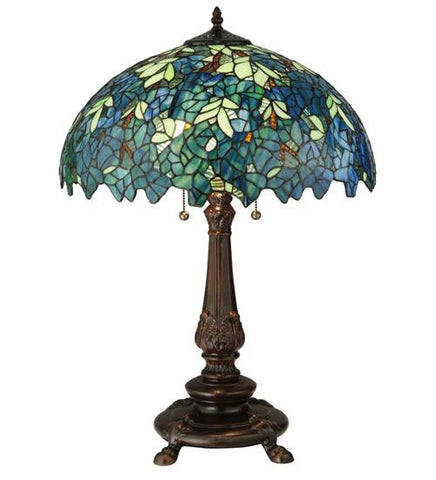 26 Inch H Nightfall Wisteria Table Lamp