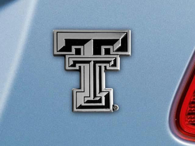 FanMats Texas Tech Vehicle Emblem 2.7x3.2