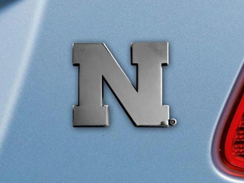 FanMats Nebraska Vehicle Emblem 2.7x3.2