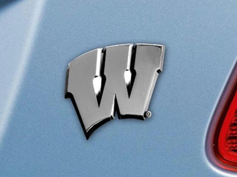 FanMats Wisconsin Vehicle Emblem 3x3.2