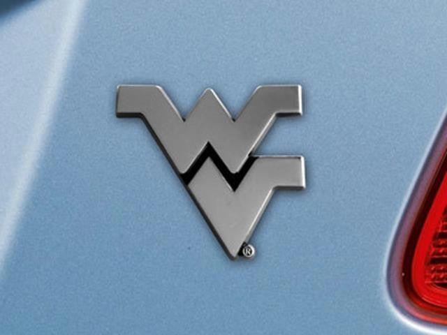 FanMats West Virginia Vehicle Emblem 3x3.2