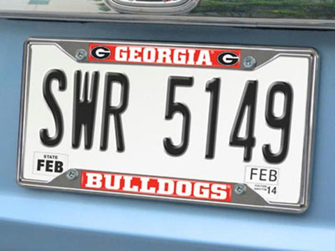 FanMats Georgia License Plate Frame 6.25x12.25