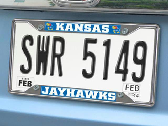 FanMats Kansas License Plate Frame 6.25x12.25