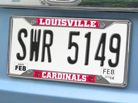 FanMats Louisville License Plate Frame 6.25x12.25