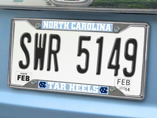 FanMats UNC University of North Carolina License Plate Frame 6.25x12.25