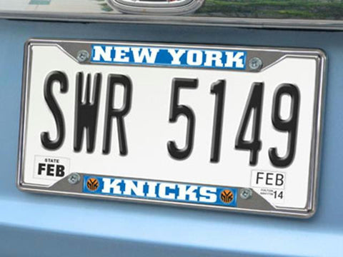 FanMats NBA-New York Knicks License Plate Frame 6.25x12.25