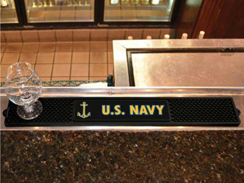 FanMats Navy Drink Mat 3.25x24