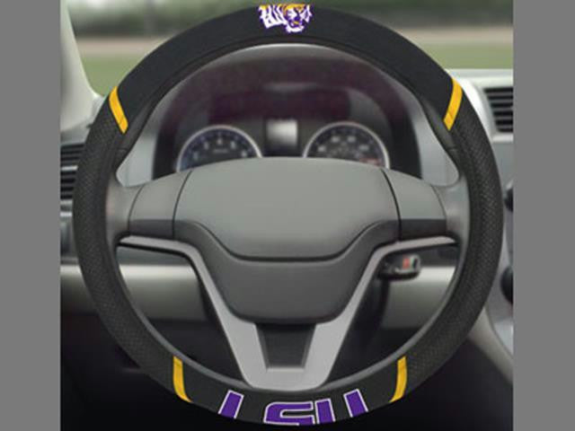 FanMats Louisiana State Steering Wheel Cover 15x15