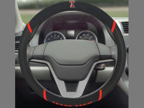 FanMats Texas Tech Steering Wheel Cover 15x15