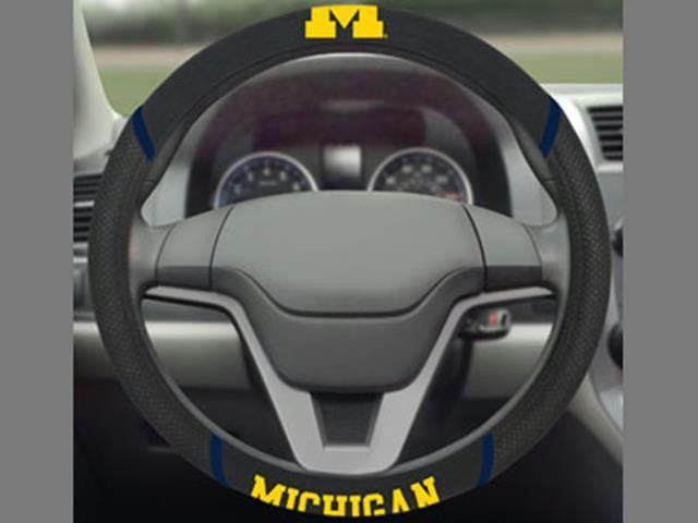 FanMats Michigan Steering Wheel Cover 15x15