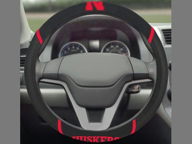 FanMats Nebraska Steering Wheel Cover 15x15