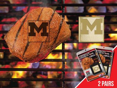 FanMats University of Michigan  Grilling Fanbrand 2 Pack