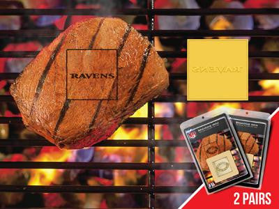 FanMats NFL - Baltimore Ravens  Grilling Fanbrand 2 Pack