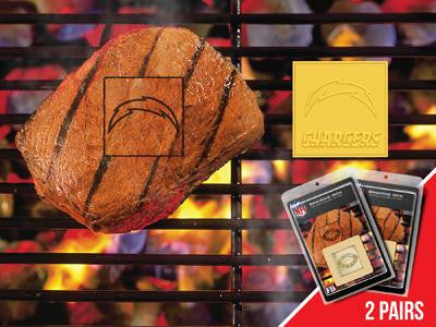 FanMats NFL - San Diego Chargers  Grilling Fanbrand 2 Pack