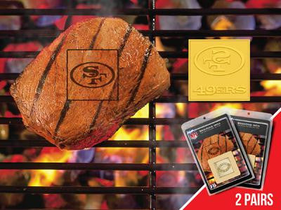 FanMats NFL - San Francisco 49ers  Grilling Fanbrand 2 Pack
