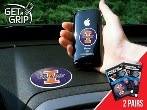 FanMats University of Illinois Cell Phone Get a Grip 2 Pack