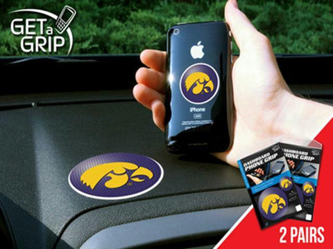 FanMats University of Iowa Cell Phone Get a Grip 2 Pack