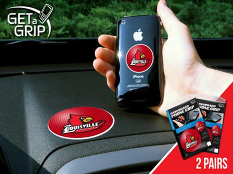 FanMats University of Louisville Cell Phone Get a Grip 2 Pack