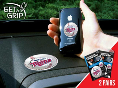 FanMats MLB - Minnesota Twins Cell Phone Get a Grip 2 Pack