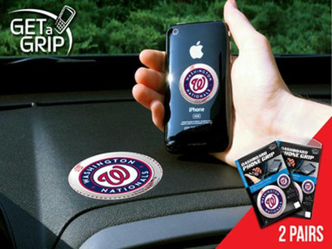 FanMats MLB - Washington Nationals Cell Phone Get a Grip 2 Pack