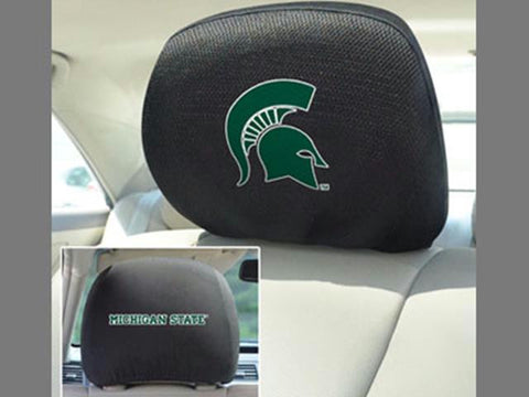 FanMats Michigan State Head Rest Cover 10x13