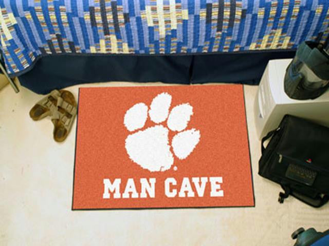 FanMats Clemson University Man Cave Starter Rug 19x30