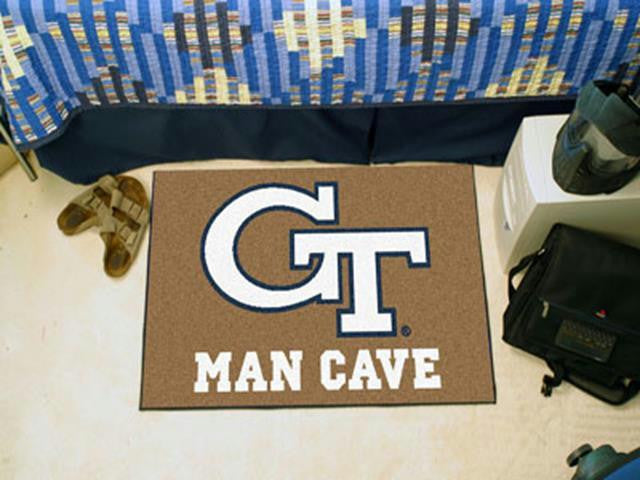 FanMats Georgia Tech Man Cave Starter Rug 19x30