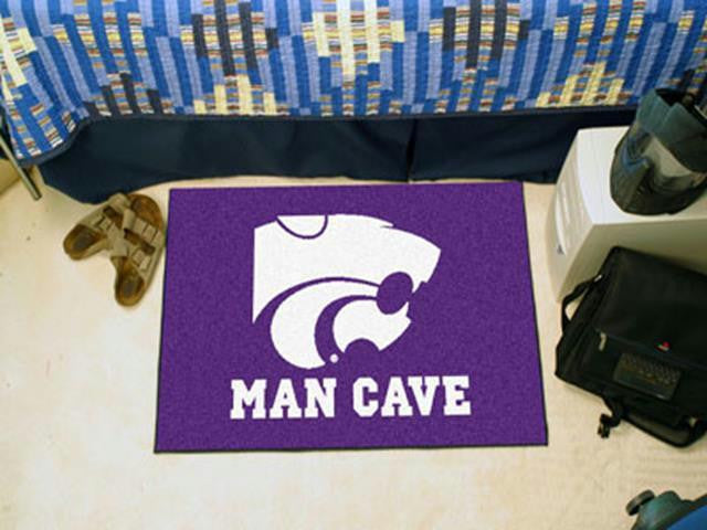 FanMats Kansas State University Man Cave Starter Rug 19x30