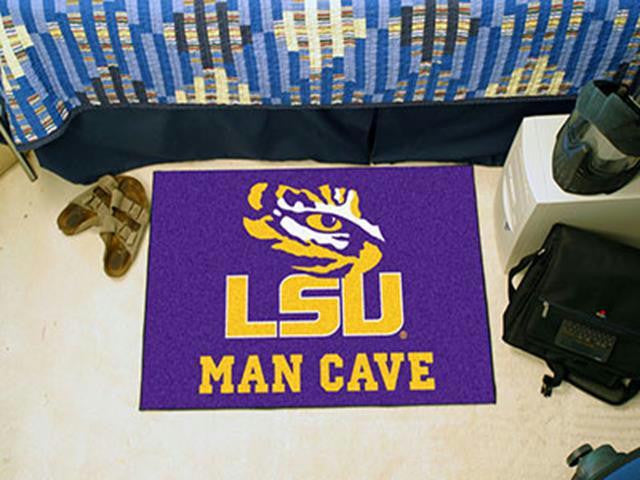 FanMats Louisiana State University Man Cave Starter Rug 19x30