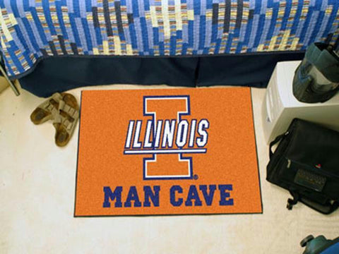 FanMats University of Illinois Man Cave Starter Rug 19x30