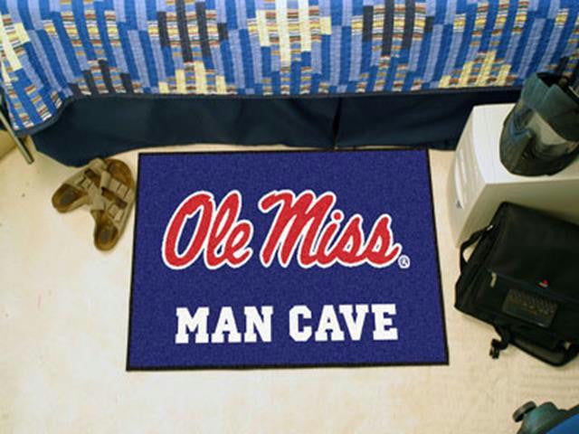 FanMats University of Mississippi - Ole Miss Man Cave Starter Rug 19x30