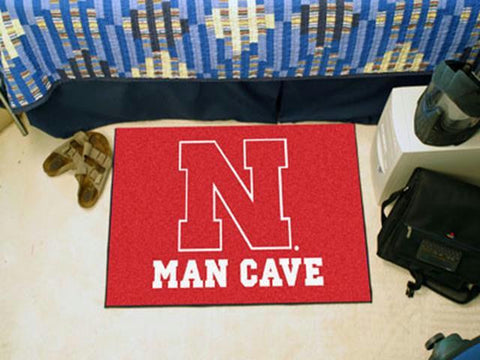 FanMats University of Nebraska Man Cave Starter Rug 19x30