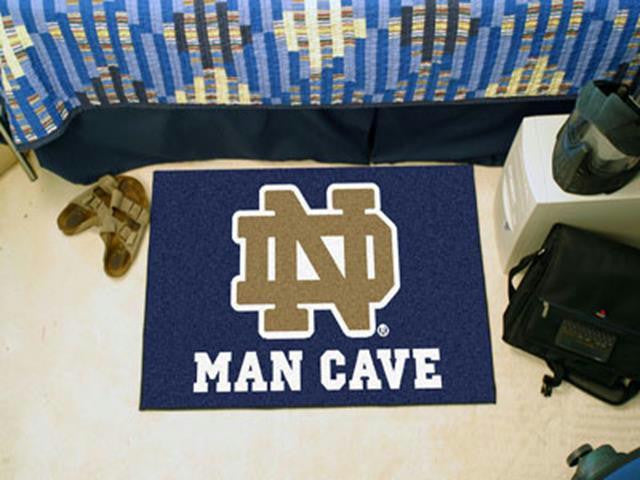 FanMats Notre Dame Man Cave Starter Rug 19x30