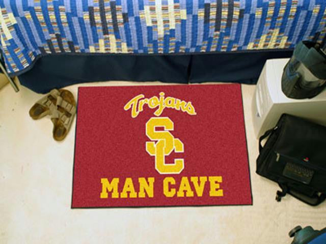 FanMats Univ of Southern California Man Cave Starter Rug 19x30