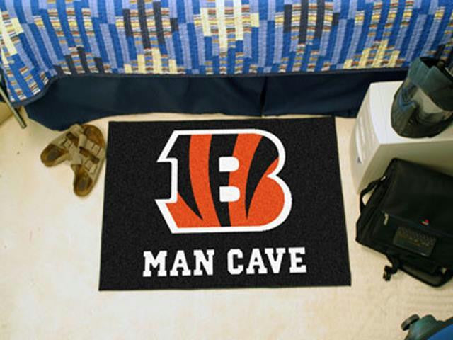 FanMats  NFL - Cincinnati Bengals Man Cave Starter Rug 19x30