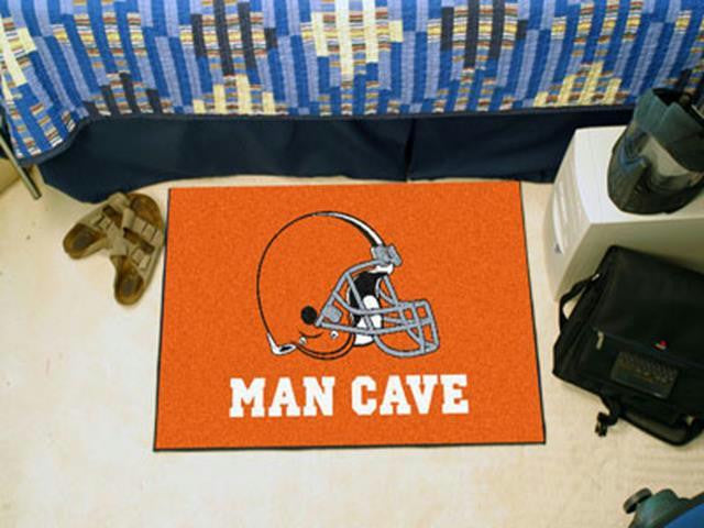 FanMats  NFL - Cleveland Browns Man Cave Starter Rug 19x30