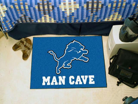 FanMats  NFL - Detroit Lions Man Cave Starter Rug 19x30