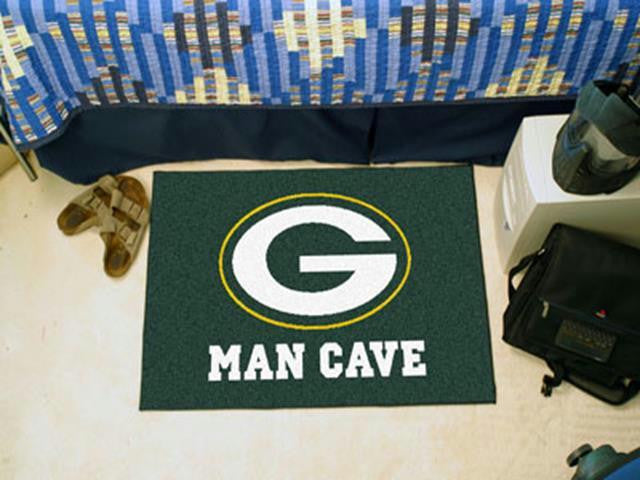 FanMats  NFL - Green Bay Packers Man Cave Starter Rug 19x30