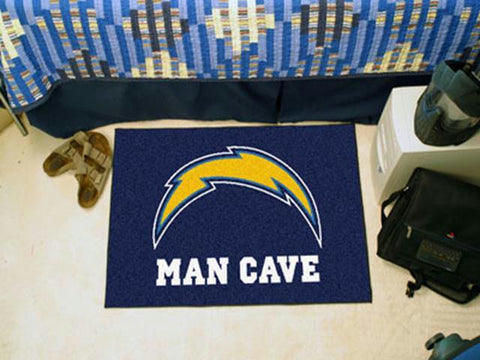 FanMats  NFL - San Diego Chargers Man Cave Starter Rug 19x30