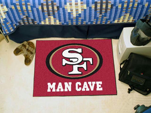 FanMats  NFL - San Francisco 49ers Man Cave Starter Rug 19x30