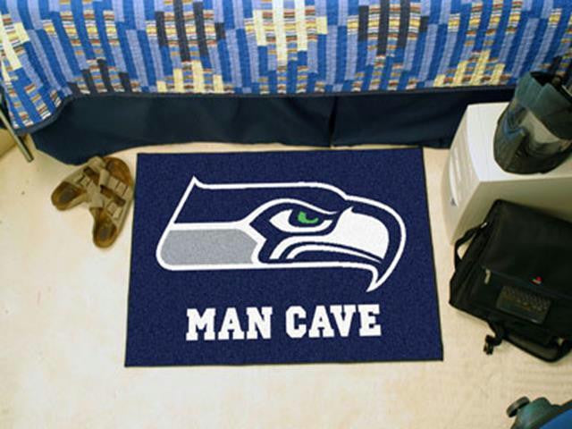 FanMats  NFL - Seattle Seahawks Man Cave Starter Rug 19x30